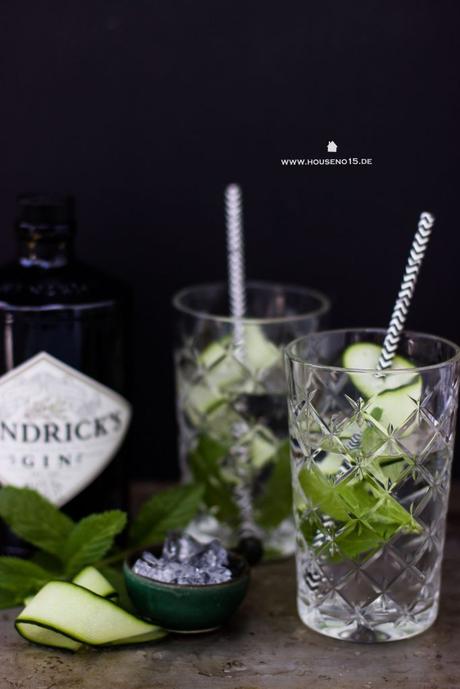 Hendrick’s Gin mit Gurke und Minze