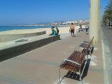 Sitzbänke für die Playa de Palma