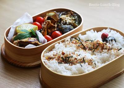 Bento#177: Ofengemüse, Seitan-Schnitzel und Gohan Desuyo