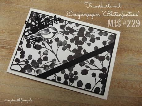 MtS #229: Trauerkarte mit Blütenfantasie