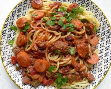 Spaghetti auf philippinische Art