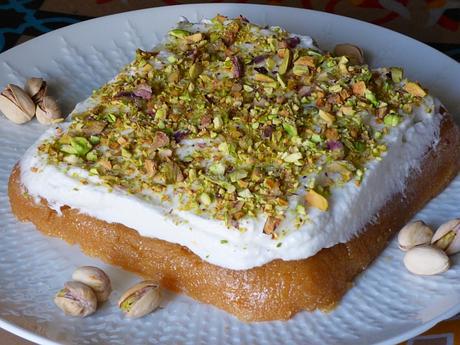 Aish Aisch Saraya Rezept Arabisches Dessert Ramadan