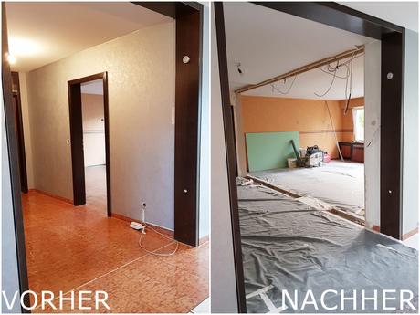 Renovierung Umbau Wohnung Vorher Nachher Waende raus