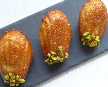 Madeleines mit Safran, Honig und Orange