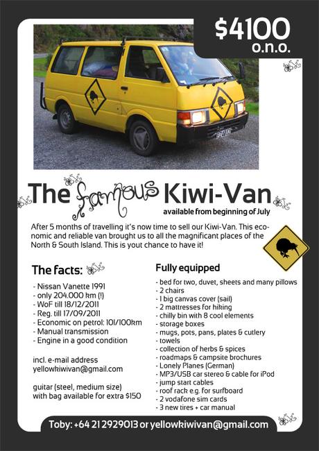 KIWI Van zu verkaufen
