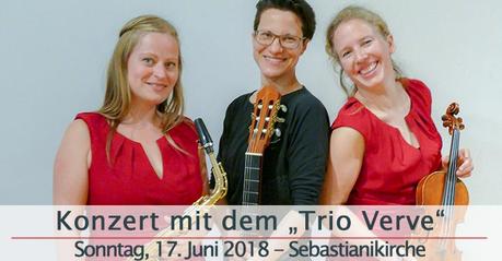 Termintipp: Konzert mit dem „Trio Verve“