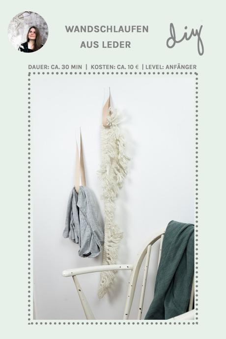 DIY Garderobe aus Leder | mein Beitrag für das tesa ePaper