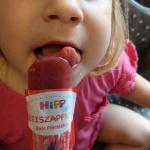 Knabberspaß mit den neuen HiPP Kinderprodukten – Erdbeerschnitz und Apfelschnitz