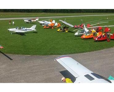 Gyrocopter-Piloten machten Station am Flugplatz Mariazell