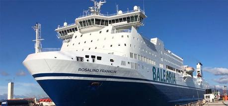 Baleària verbindet mit der Fähre „Rosalind Franklin“ Barcelona und Palma