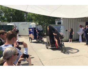 Lastenräder diverser Paketdienste vorgestellt