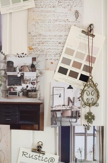 Dekoidee Wandverkleidung DIY aus Holz Moodboard Inspirationswand Kreidefarbe von Painting the Past Vertaefelung Beadboard selber machen