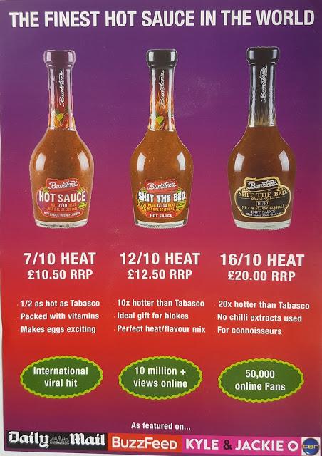 Lieferung von Aussie Hot Sauces