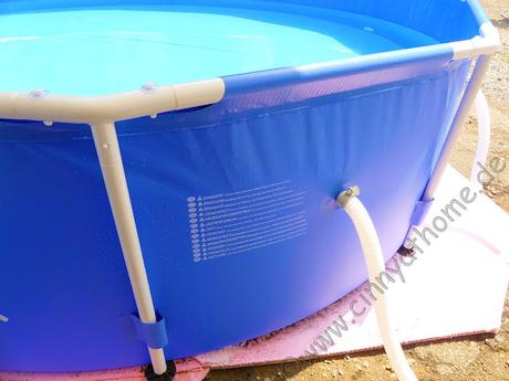 Zu jeder Zeit im eigenen Pool von Poolsana entspannen #FramePool #Sommer #Abkühlung