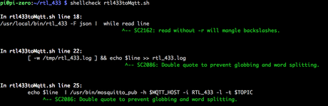 Shell Scripte überprüfen mit ShellCheck auch auf dem Raspberry Pi (Zero W) in 5 Minuten möglich und auch JUnit via xslt