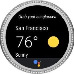 Wear OS Google Assistent Wetter