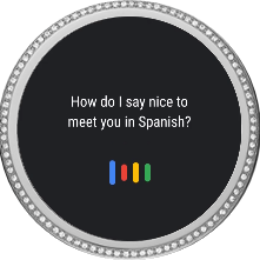 Wear OS Google Assisten Fragen stellen