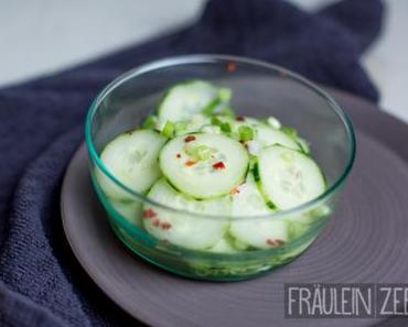 Asiatischer Gurkensalat