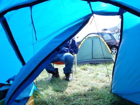 Metal Festival: Blick aus meinem Zelt