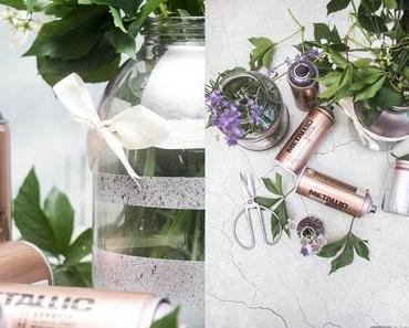 DIY Upcycling : Vasen aus alten Gläsern selber machen