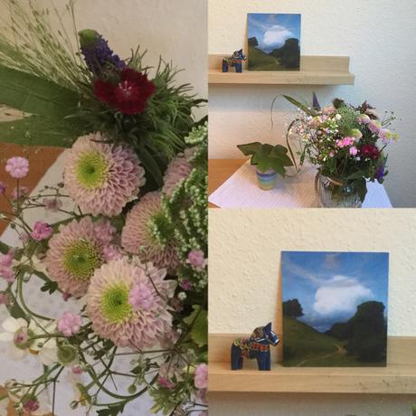 Friday-Flowerday – oder – Wiesenblumen vor Wolkenkulisse
