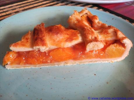 Aprikosen-Pfirsich-Crostata