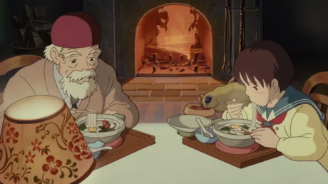 Ausschnitt aus dem Film „Stimme des Herzens“ von Hayao Miyazaki (Studio Ghibli).