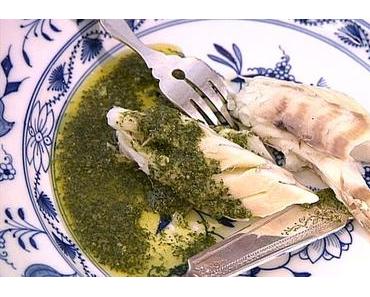 Loup de mer in der Salzkruste