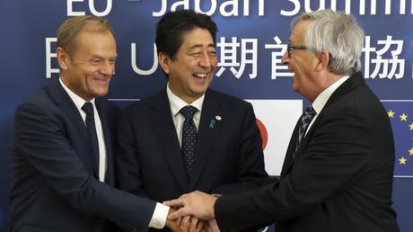 Japan und die EU bauen freien Handel aus