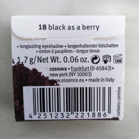 [Werbung] essence my must haves eyeshadow 18 black as a berry