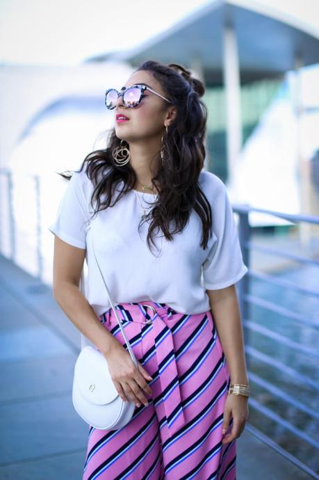 Styling Pink Culottes