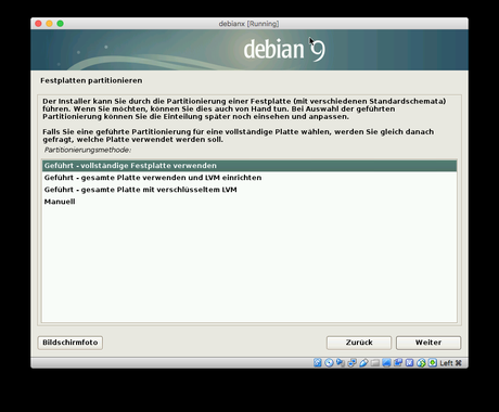 Wie kann Debian Linux in einer VirtualBox VM installiert werden?