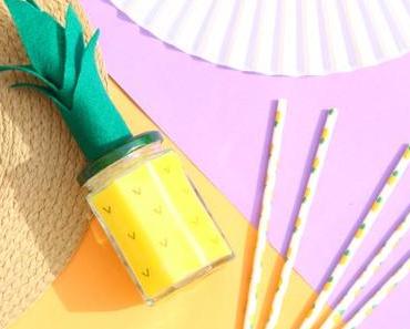 Sommerliches DIY-Projekt: Eine Ananas-Duftkerze