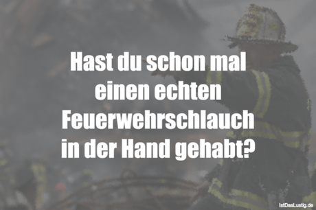 Lustiger BilderSpruch - Hast du schon mal einen echten...