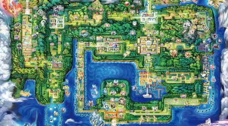 Pokémon: Let’s Go Kanto Map Karte