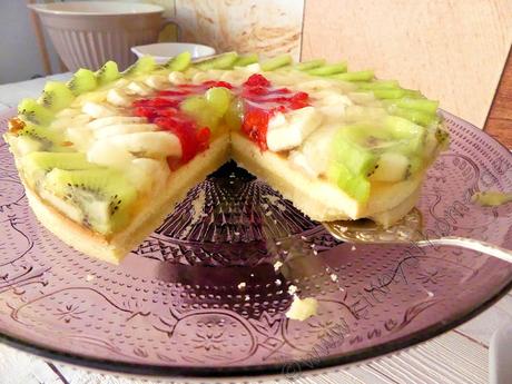 An heißen Sommertagen ist ein Obstkuchen doch perfekt #Rezept #Mürbeteig #Bikuitteig