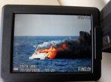 Feuer auf einem Boot bei Andratx