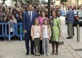 Spaniens Royals besuchen Ostermesse auf Mallorca