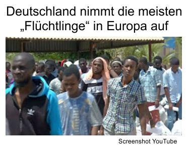 Deutschland erhält die meisten Asylanten in Europa, die gleichzeitig Einwanderer darstellen. Die Gründe sind Geldgeschenke, Luxusversorgungen und Familiennachzüge
