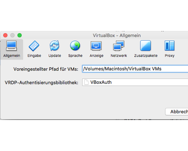 Wie können VMs in VirtualBox verschoben werden?