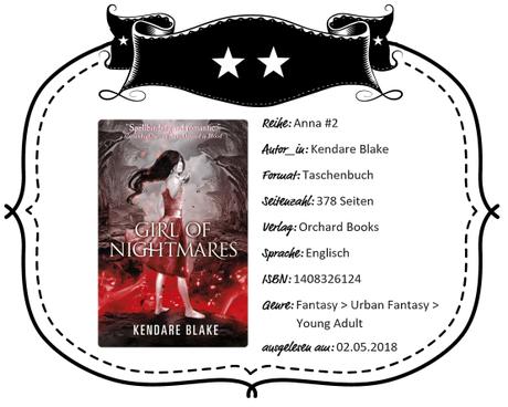 Kendare Blake – Girl of Nightmares