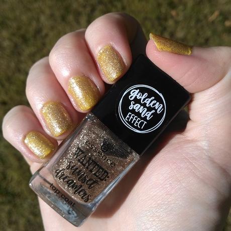 [Werbung] essence wanted: sunset dreamers top coat 01 golden sand (LE) + Lipgloss Inventur 2018 :)