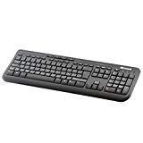 Microsoft Wired Keyboard 600 (Tastatur kabelgebunden, schwarz, deutsches QWERTZ Tastaturlayout)