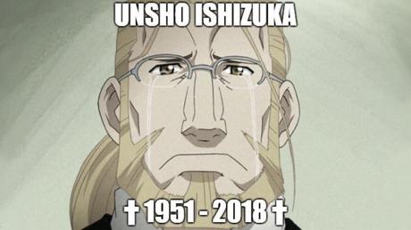 Synchronsprecher Unsho Ishizuka im Alter von 68 Jahren verstorben