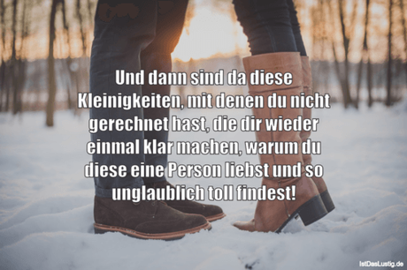 Lustiger BilderSpruch - Und dann sind da diese Kleinigkeiten, mit denen...