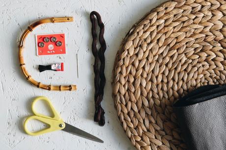 Ikea Hacking – Runde DIY Strohtasche im Sommer