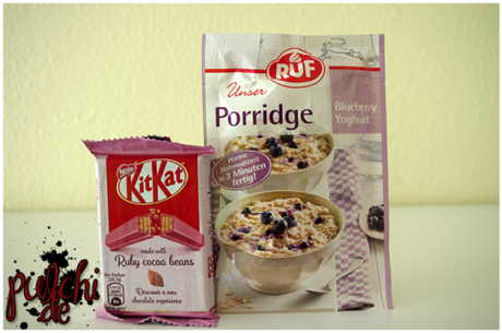 KitKat Ruby || RUF Unser Porridge Blueberry Yoghurt