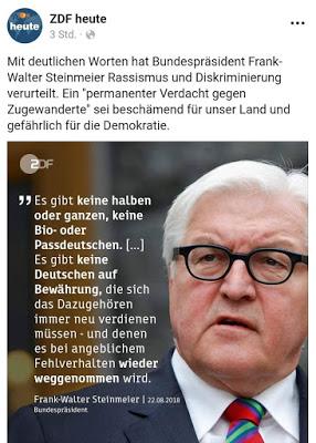 Steinmeier, der antideutsche Präsident