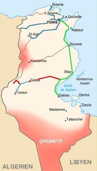 Tunesien Reiseplanung - jetzt mit fast ganz ohne Eisenbahn