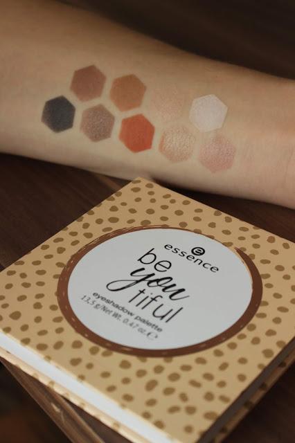essence be you tiful eyeshadow palette Swatches und Review